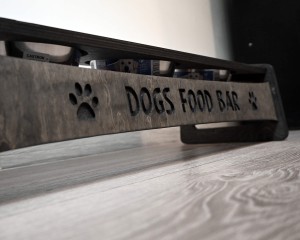 Raised Dog Bowl Food Stand 2x750ml (3cups) and 1x1600ml (7cups)